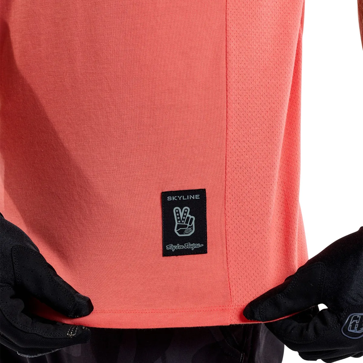 Skyline Short Sleeve Ride Tee P&W Melon - Image 14