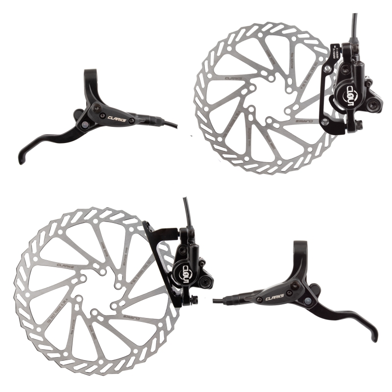 Clarks Clout-1 Hydraulic Disc Brake Kit Pair disc brake Black