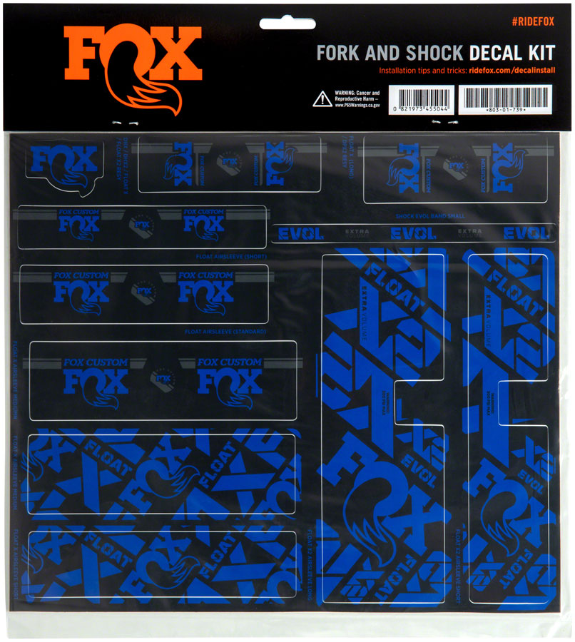 FOX Fork and Shock Decal Kit - Image 15