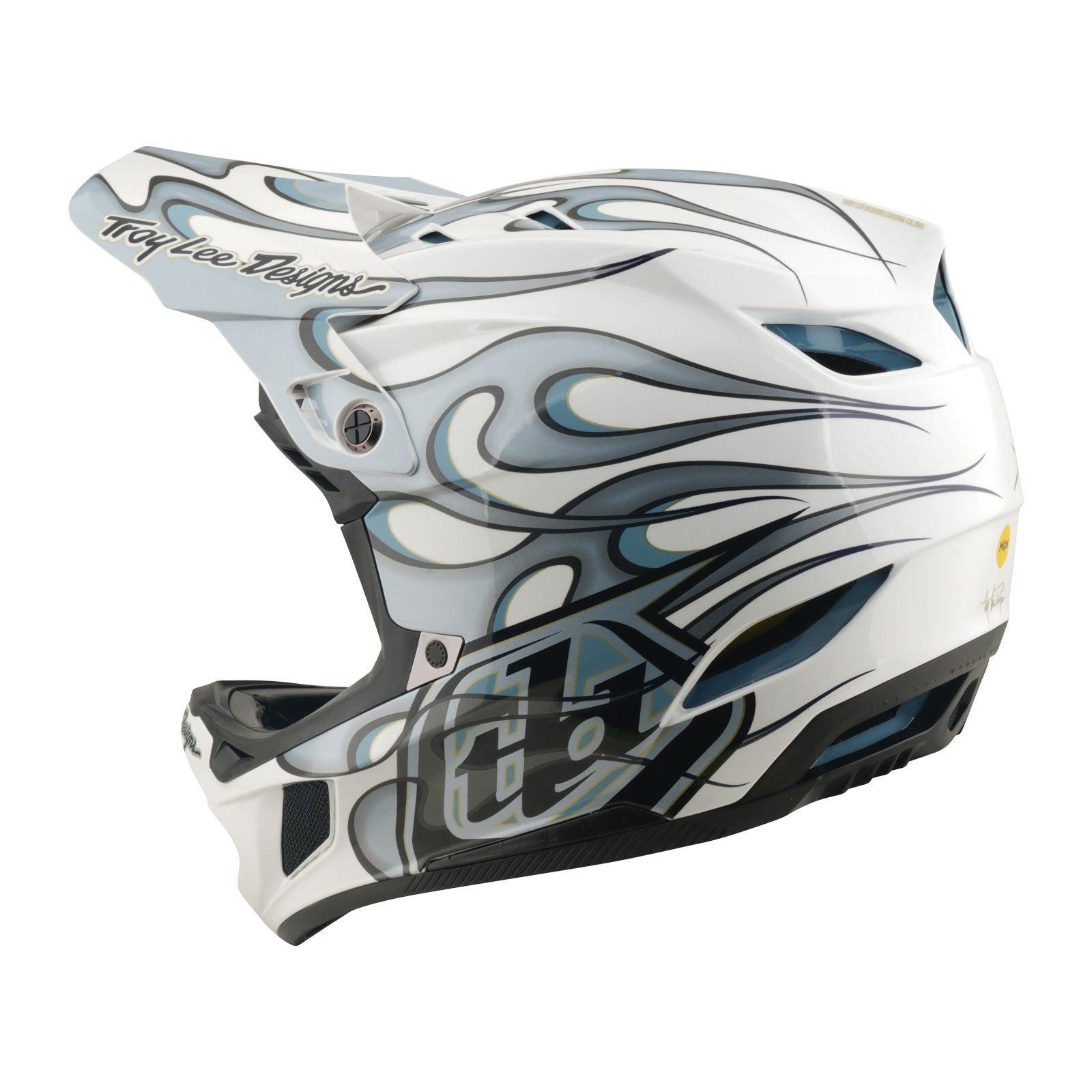 D4 Composite Helmet Torched White / Silver - Image 5