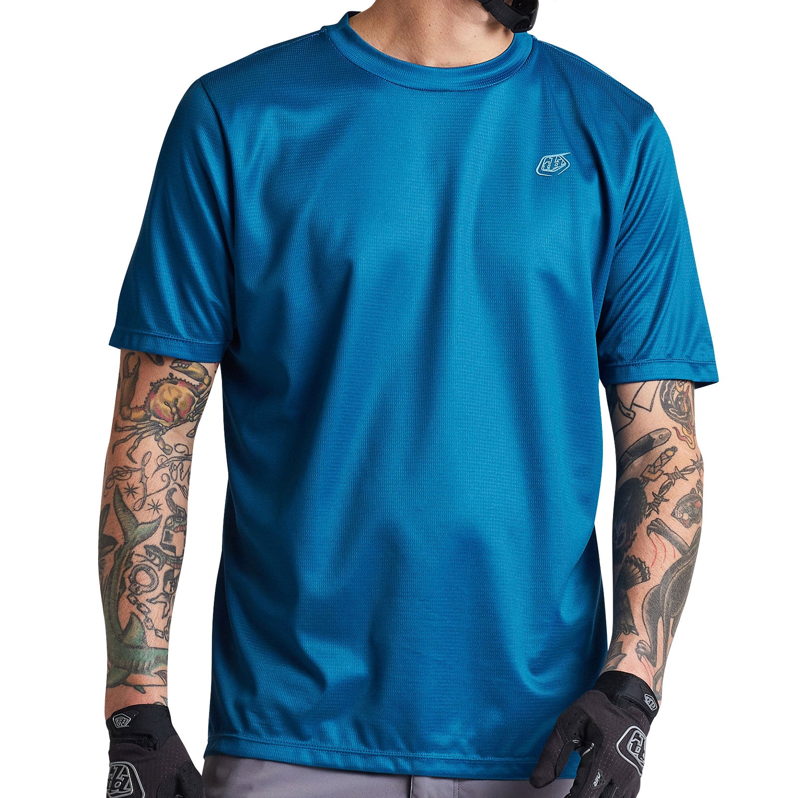 Flowline SS Jersey Solid Slate Blue - Image 6