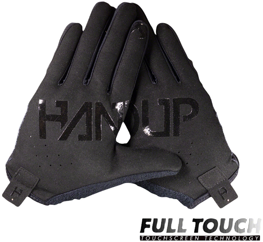 Handup Most Days Gloves - Pure Black, Full Finger - Image 4