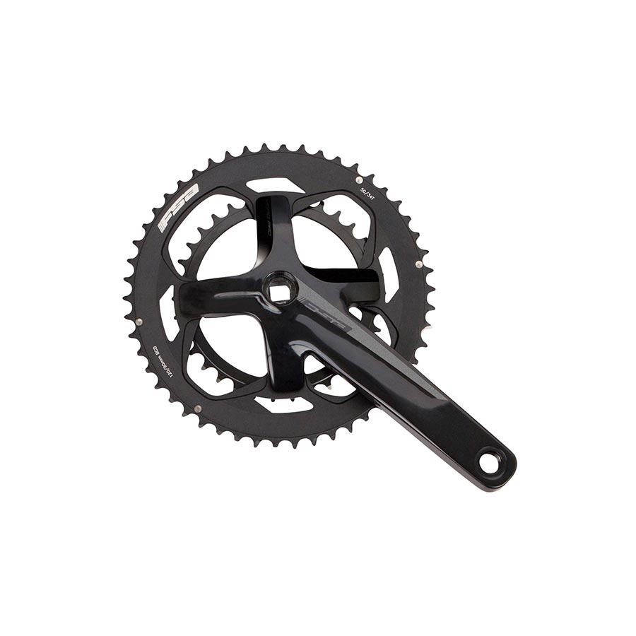 FSA Vero Double Crankset Speed: 10/11 BCD: 110 34/50 Square 172.5mm Black