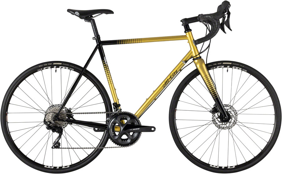 All-City Zig Zag Bike - 700c, Steel, 105, Golden Leopard All-City Zig Zag Bike - 700c, Steel, 105, Golden Leopard