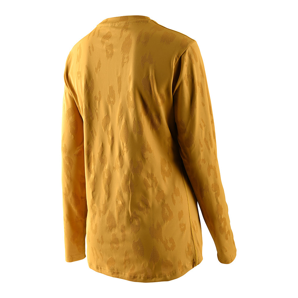Womens Lilium LS Jersey Jacquard Honey - Image 3
