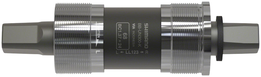 Shimano BB-UN300-K Bottom Bracket - English 68 x 127.5mm Spindle Square Taper JIS For Chain Case