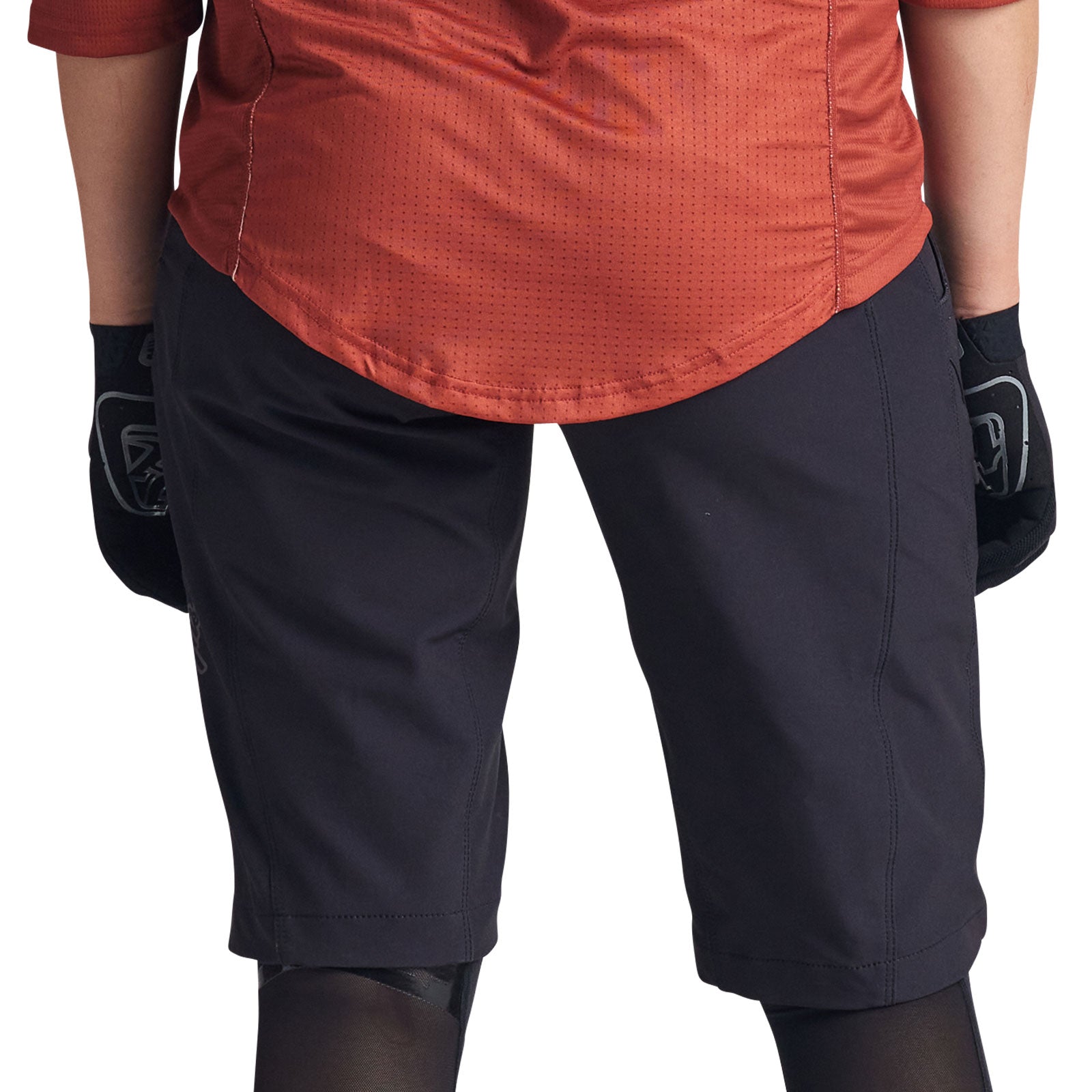 Womens Mischief Short W/Liner Solid Black - Image 10