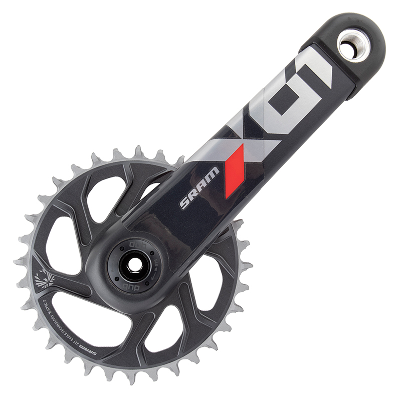 Sram X01 Eagle Boost 170x32 DUB crankset L-red Sram X01 Eagle Boost 170x32 DUB crankset L-red