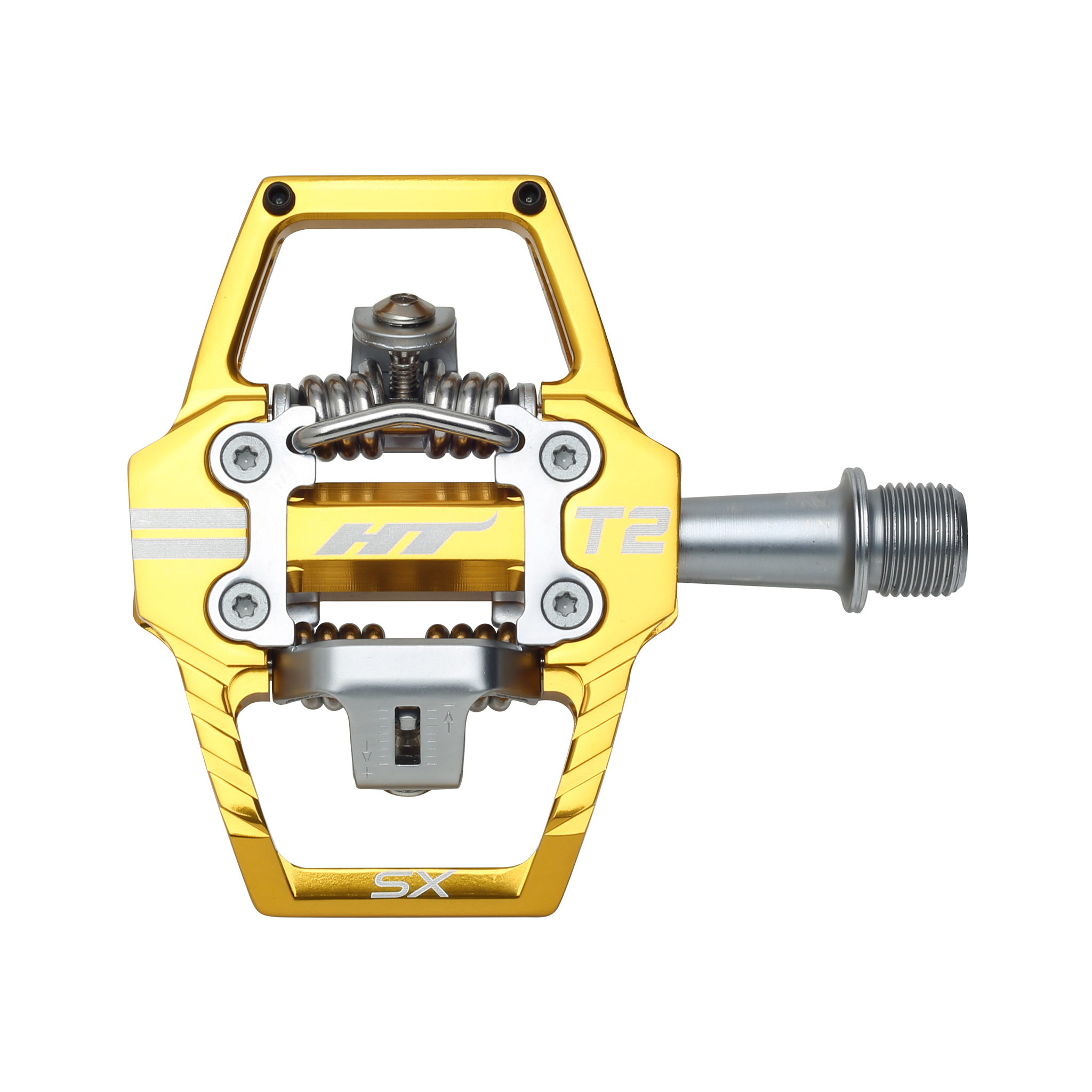 HT Pedals T2-SX Clipless Platform Pedals CrMo - Oil Slick variant 2