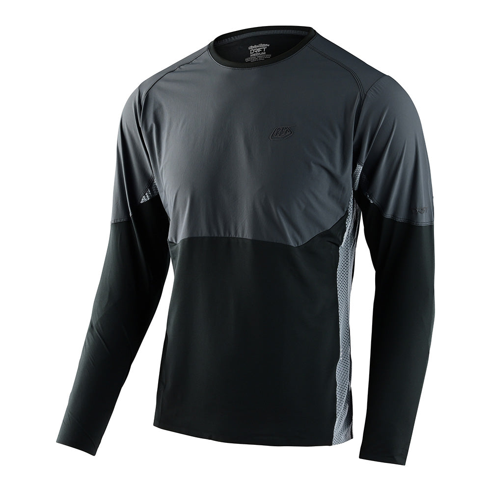 Drift LS Jersey Solid Dark Charcoal