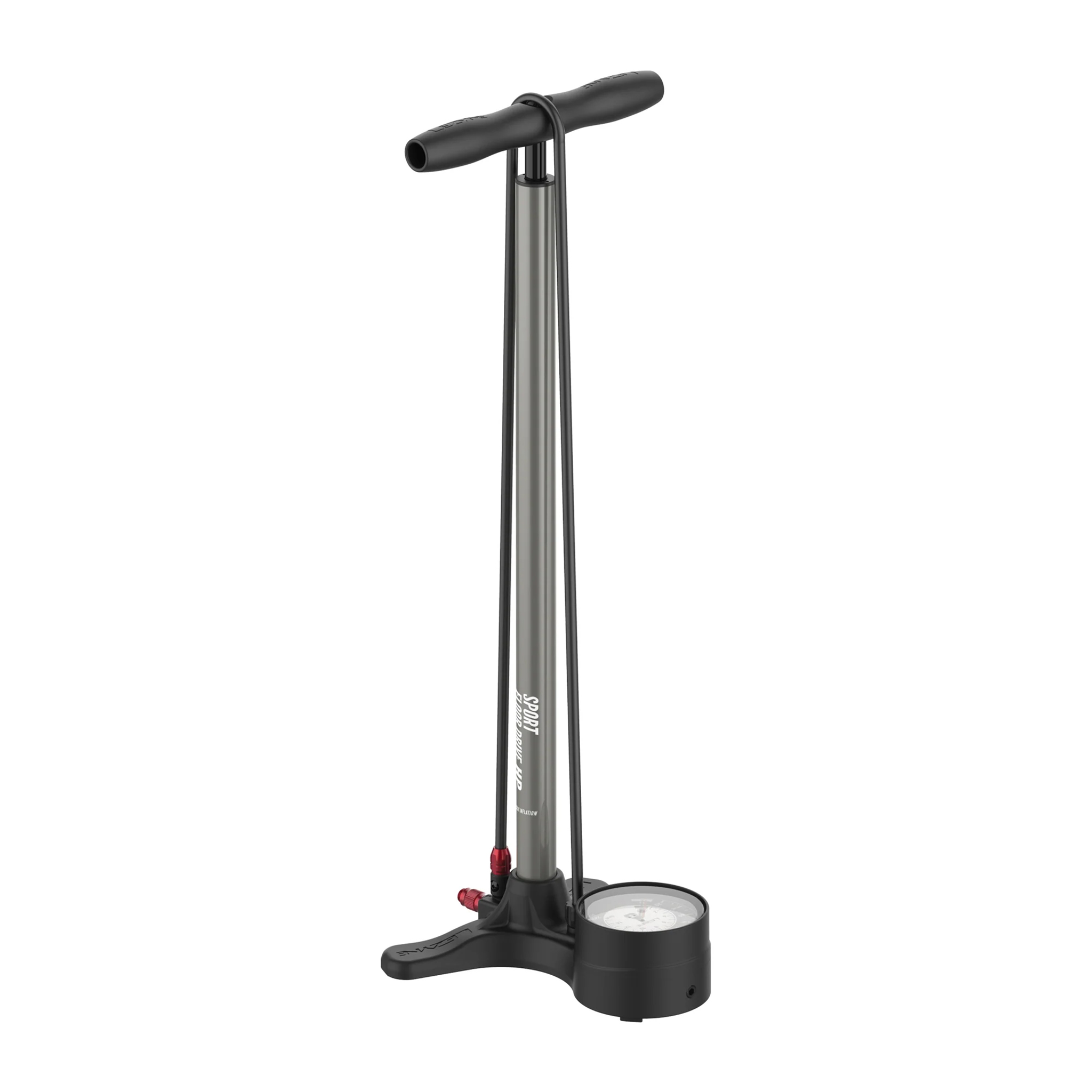 Lezyne Sport Floor Drive 3.5 ABS Pump Flat Gray Lezyne Sport Floor Drive 3.5 ABS Pump Flat Gray