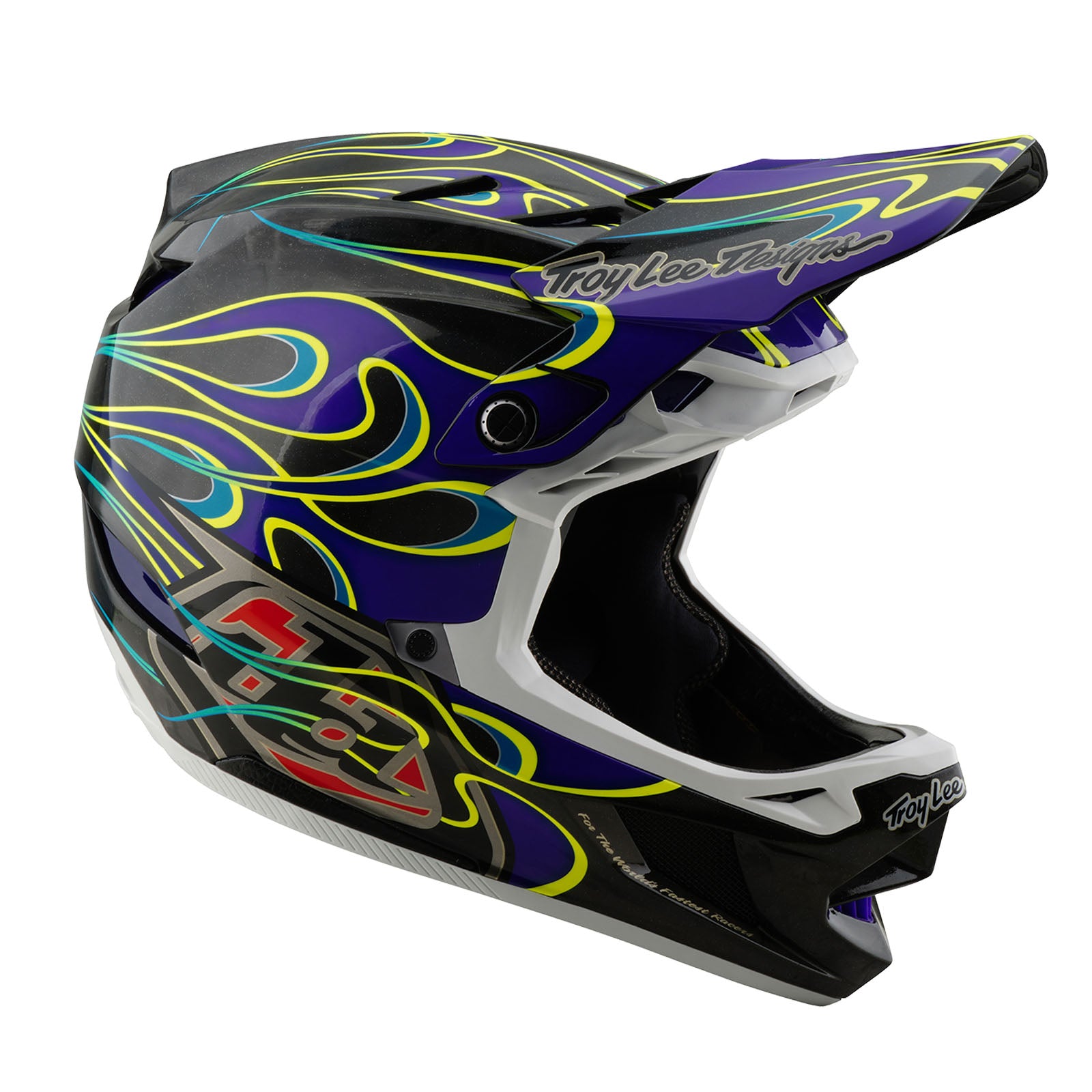 D4 Carbon Helmet Torched Black / Purple - Image 6