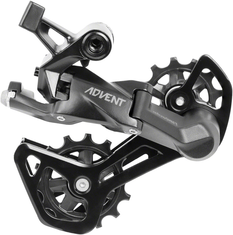 microSHIFT ADVENT RD-M619M-B Rear Derailleur - 9-Speed Medium Cage Black microSHIFT ADVENT RD-M619M-B Rear Derailleur - 9-Speed Medium Cage Black