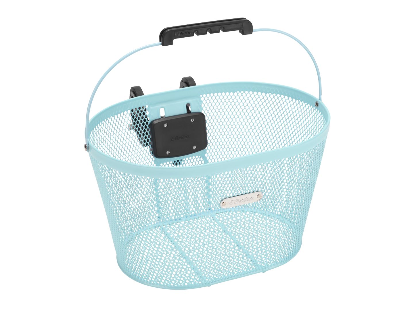 Electra Mesh QR Kiwi Light Blue Front Basket Electra Mesh QR Kiwi Light Blue Front Basket