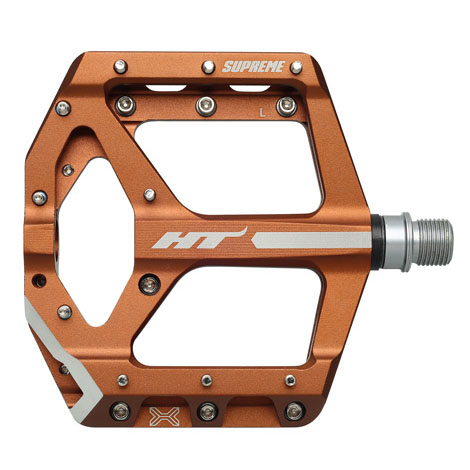 HT Pedals ANS10 Supreme Platform Pedals CrMo - Gold variant 2