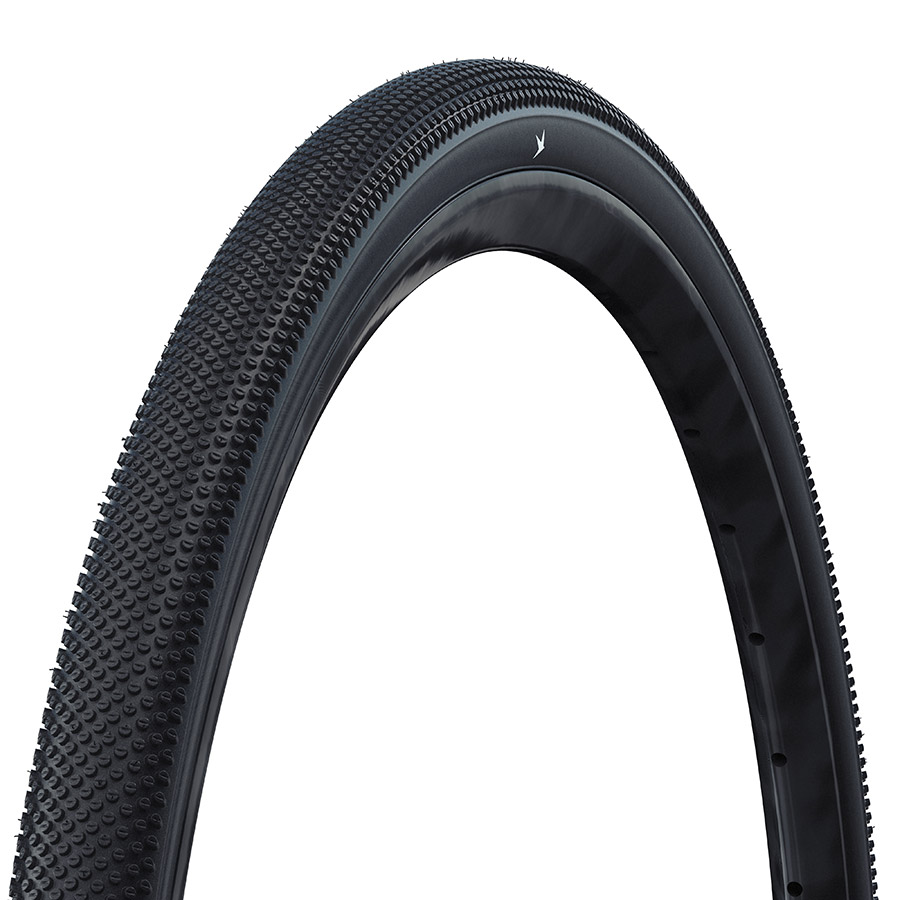 Schwalbe G-One Allround Hybrid Tire 700x40C Folding Tubeless Ready Addix Green RaceGuard 67TPI Black
