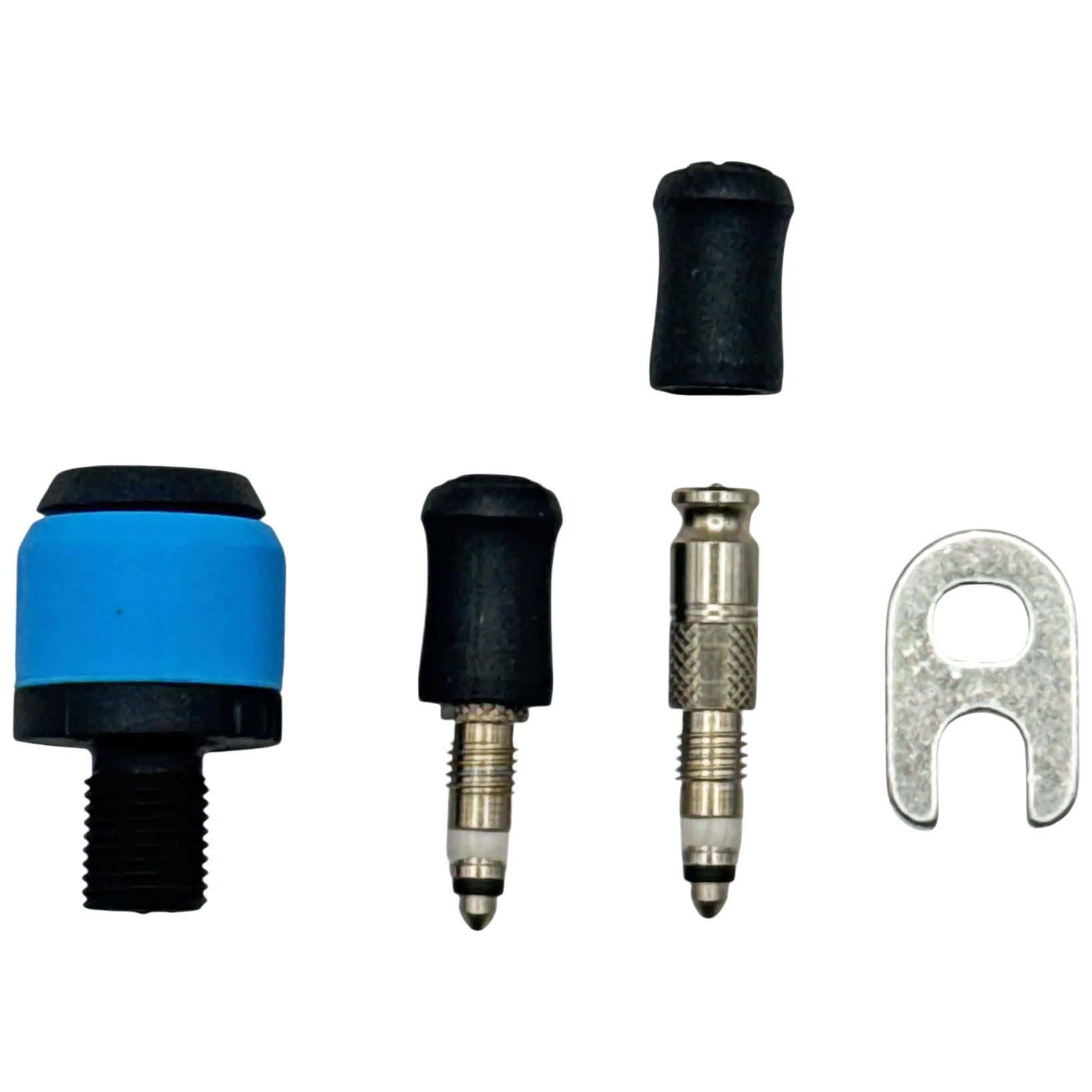 Clik Valve Core & Adapter Starter Set Presta Silver