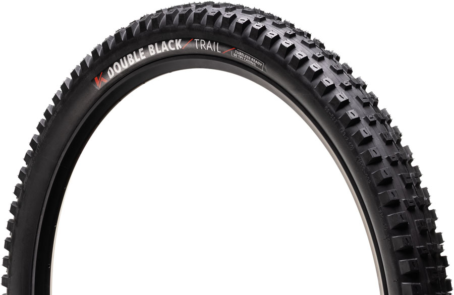 Kenda Double BLK Tire - 27.5 x 2.40 Tubeless Folding BLK Trail Dual Layer K-Series
