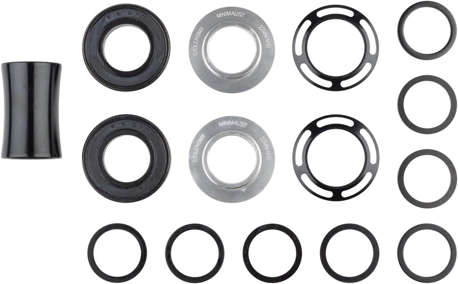 Stolen Minimalist Bottom Bracket - Mid 22mm Polished