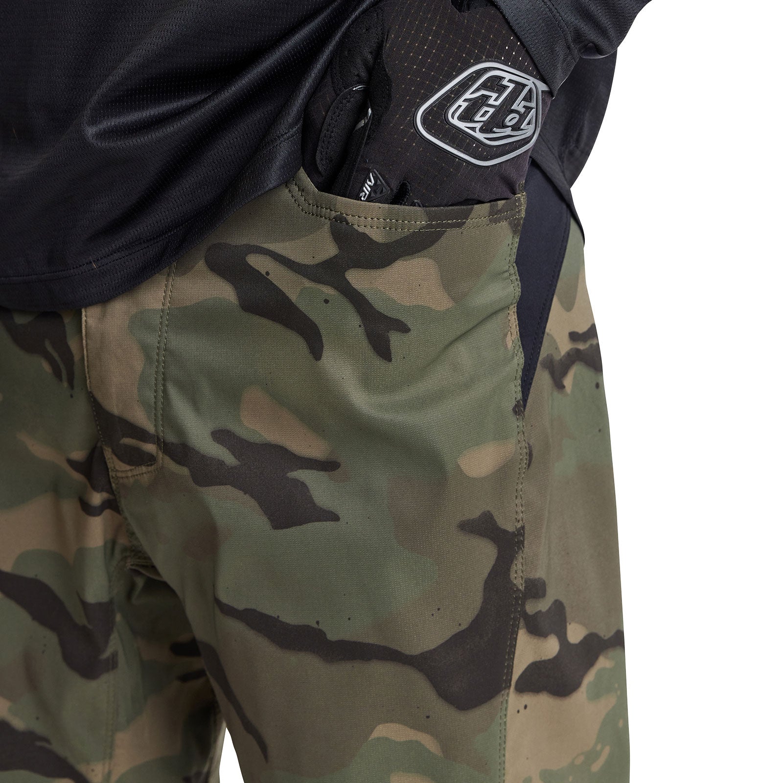 Flowline Short W/Liner Spray Camo Army - Image 5