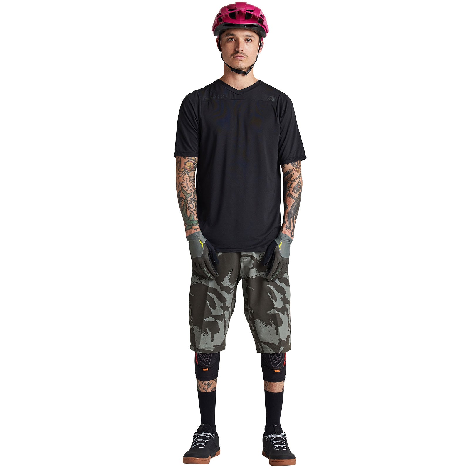 Skyline Short Sleeve Jersey Mono Black - Image 5