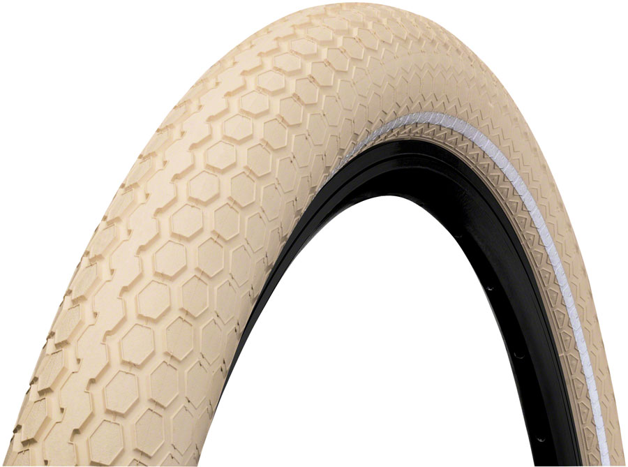 Continental Retro Ride Cruiser Tire - 700 x 55 Clincher Wire Cream/Reflex ProTection Continental Retro Ride Cruiser Tire - 700 x 55 Clincher Wire Cream/Reflex ProTection