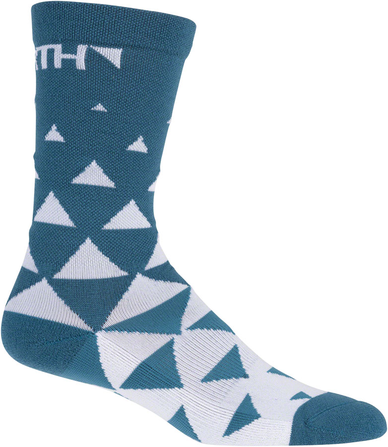45NRTH Morph Midweight Wool Sock - Teal - Image 3