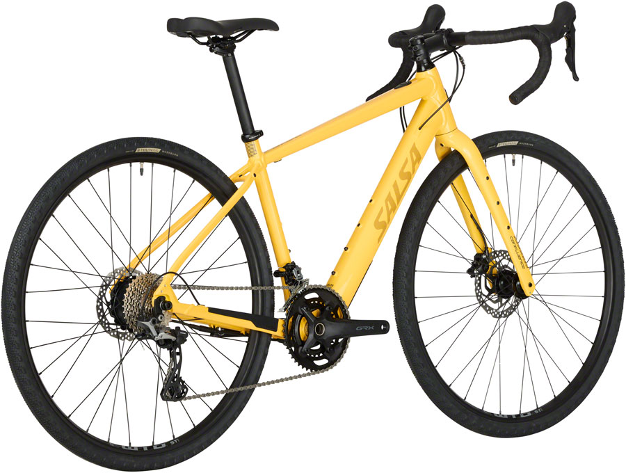 Salsa Confluence Drop Bar GRX 600 2x Ebike - 700c, Aluminum, Yellow - Image 4