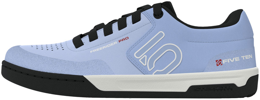 Five Ten Freerider Pro Flat Shoes - Women's Crystal Sky/Off White/Glow Blue 6