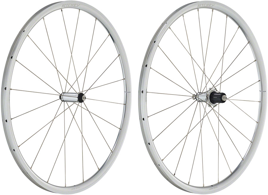 Ritchey Classic Zeta Wheelset - 700 QR x 100/130mm Rim Brake HG 11 Road Silver