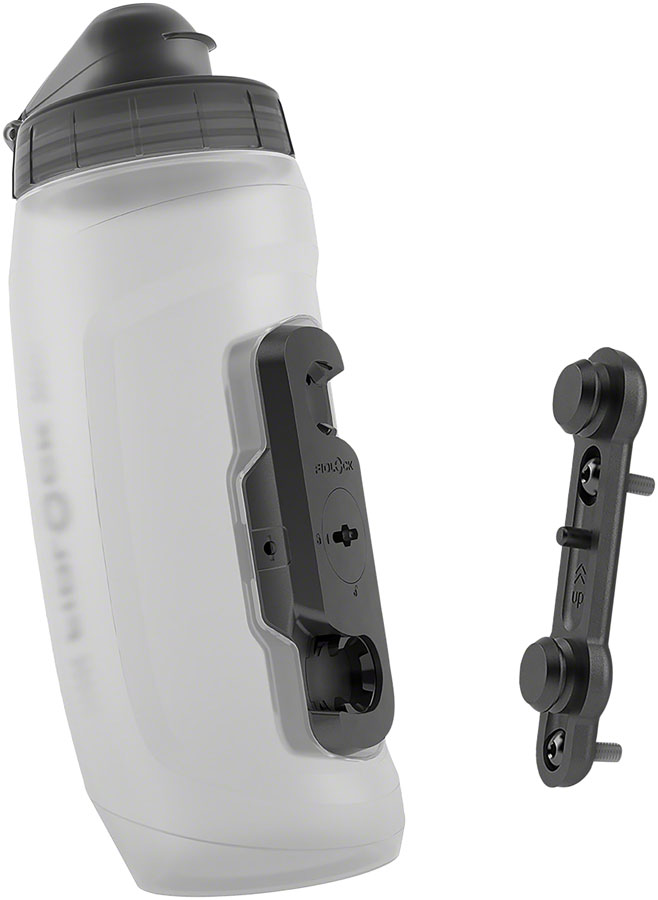 Fidlock TWIST Water Bottle Cage Set - Bike Base Mount Bolt-On 590ml Clear Fidlock TWIST Water Bottle Cage Set - Bike Base Mount Bolt-On 590ml Clear
