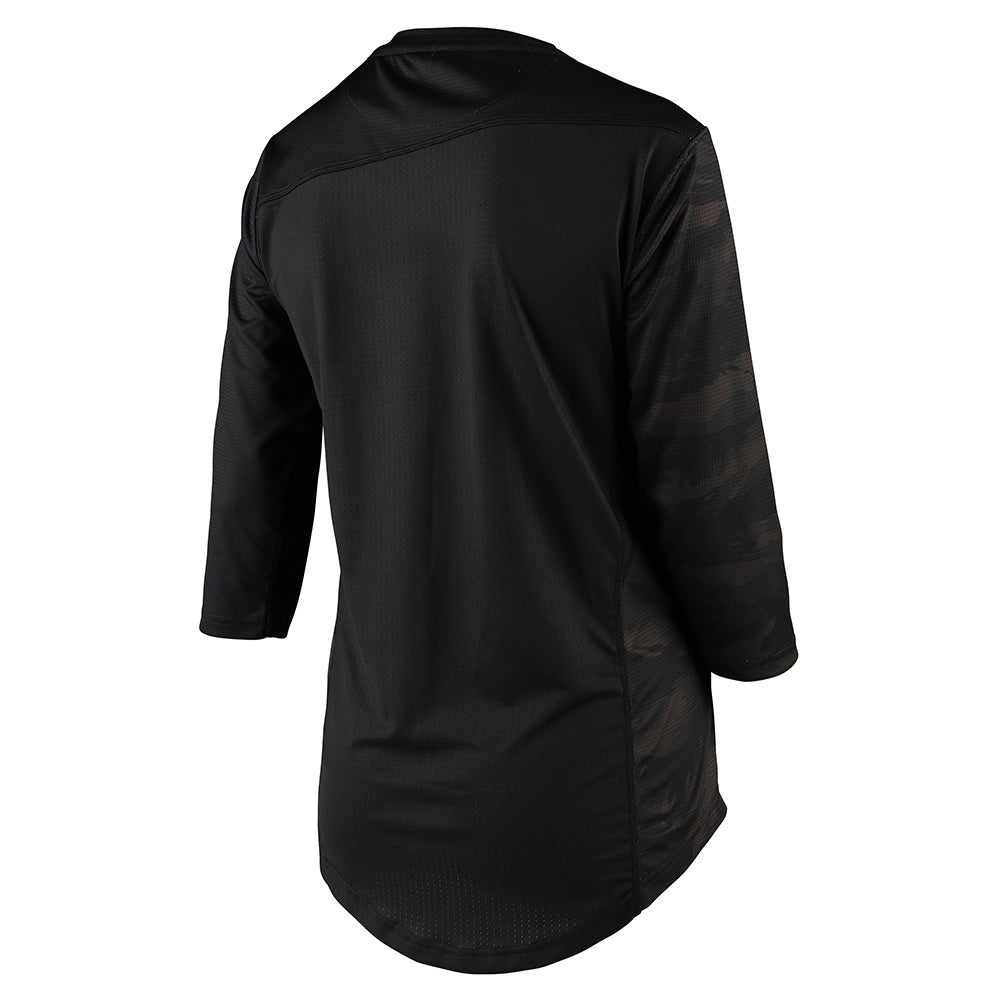 Womens Mischief Jersey Brushed Camo Army - Image 3