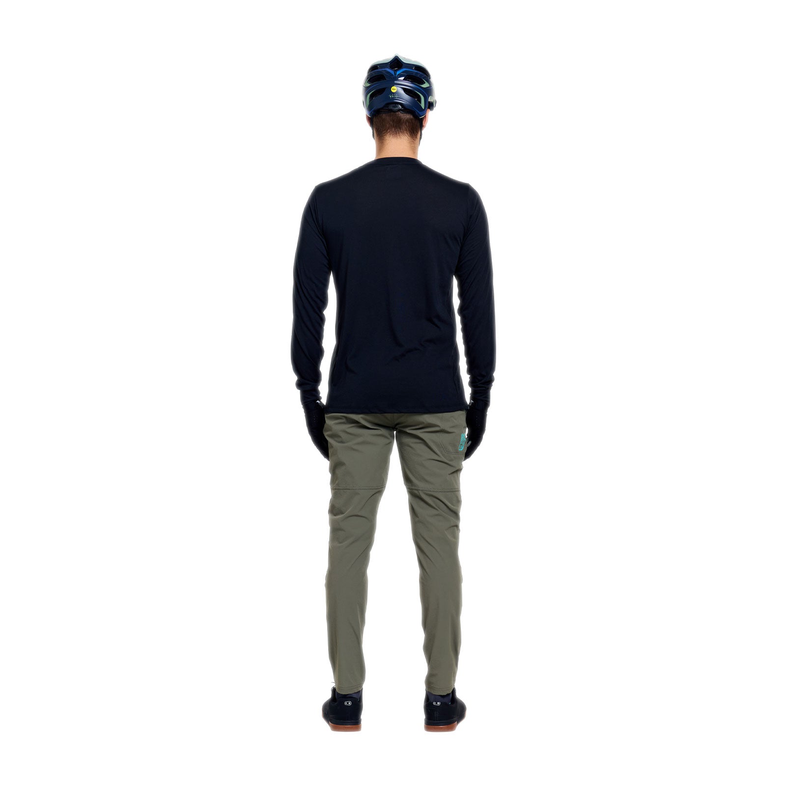 Skyline Ride LS Tee Signature Black / Real Teal - Image 10