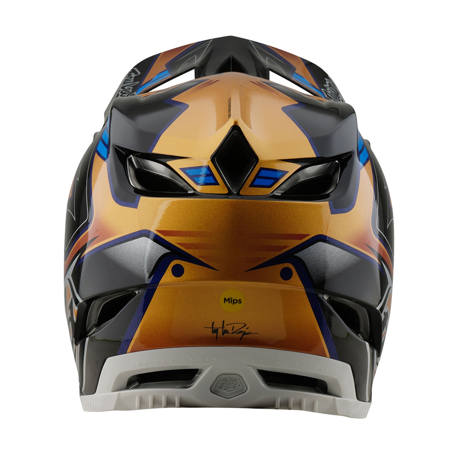 D4 Composite Helmet Royalty Black / Gold - Image 3