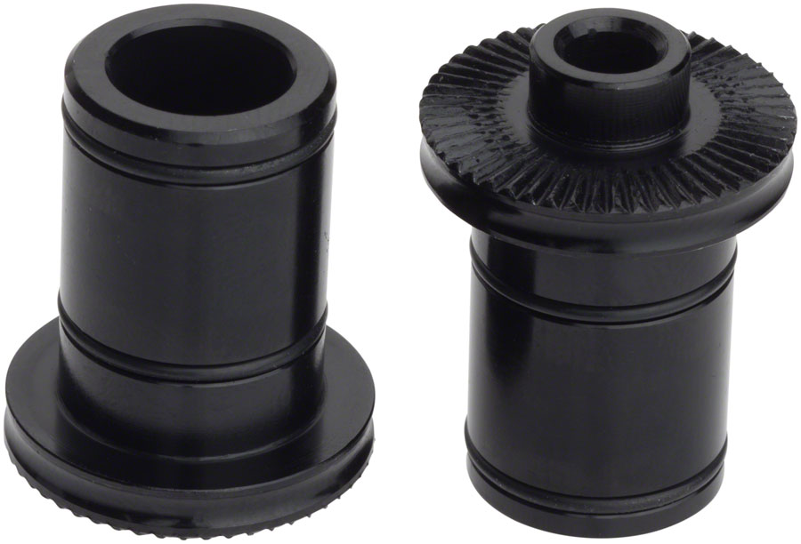 All-City Go-Devil Front Hub Conversion Caps: Quick Release Black