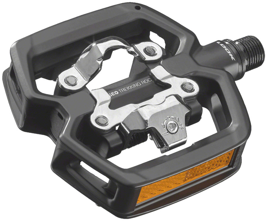 LOOK GEO TREKKING ROC Pedals - Single Side Clipless Platform Chromoly 9/16" BLK LOOK GEO TREKKING ROC Pedals - Single Side Clipless Platform Chromoly 9/16" BLK