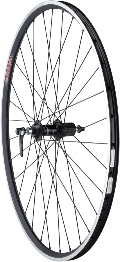 Quality Wheels 105/Velocity A23 Rear Wheel - 700 QR x 130mm Rim Brake HG 11 Road BLK Tubeless-Ready Clincher 32H