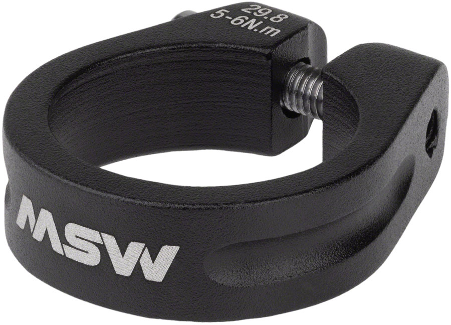 MSW Seatpost Clamp - Bolt-On Black - Image 4