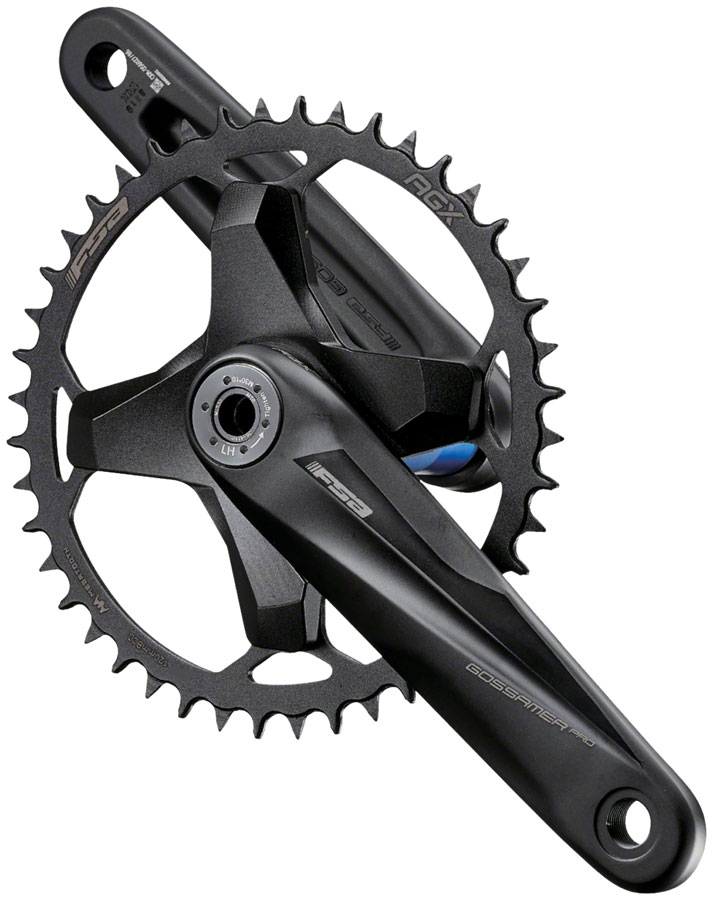 Full Speed Ahead Gossamer Pro Modular AGX+ 1x Crankset - 11/12-Speed 42t 120mm BCD 386 EVO Spindle Interface, Black variant 3