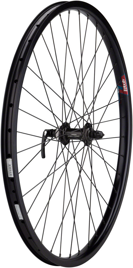 Quality Wheels Value HD Series Disc Front Wheel - QR x 100mm, Center-Lock, Black - Image 10