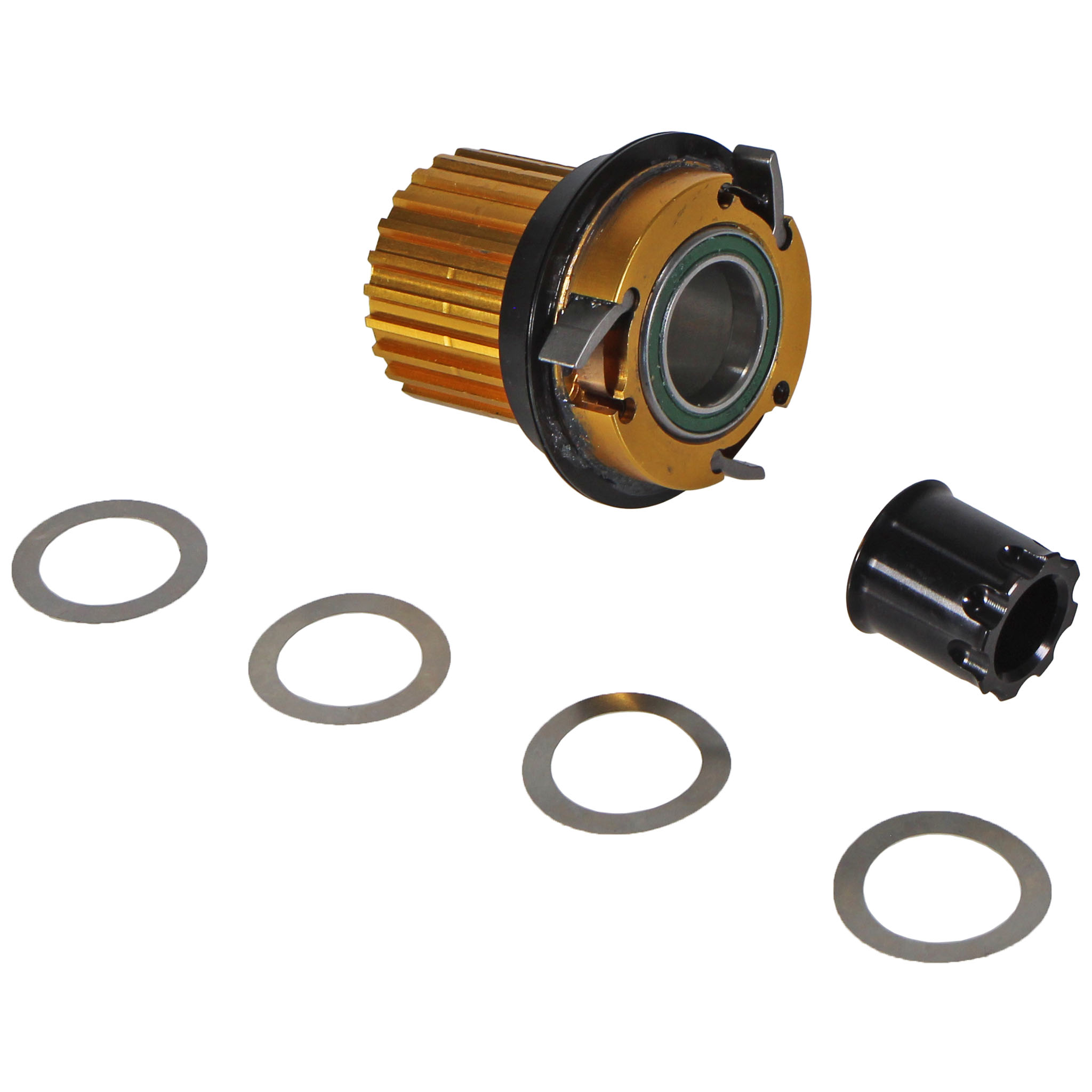 Tune Rear Hub Cassette Body Endurance Micro Spline Gold Tune Rear Hub Cassette Body Endurance Micro Spline Gold