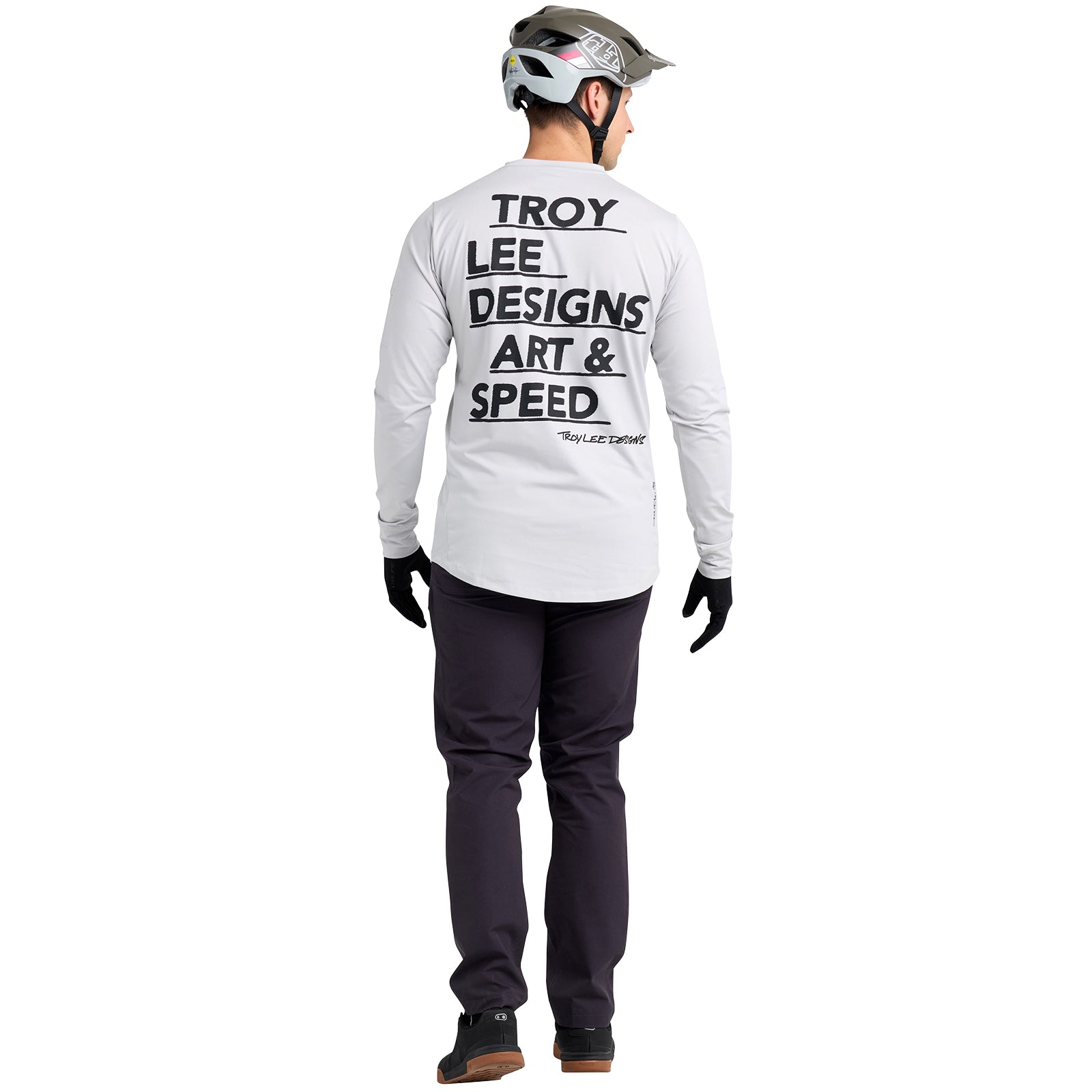 Ruckus Long Sleeve Ride Tee Art And Speed Mist - Image 7