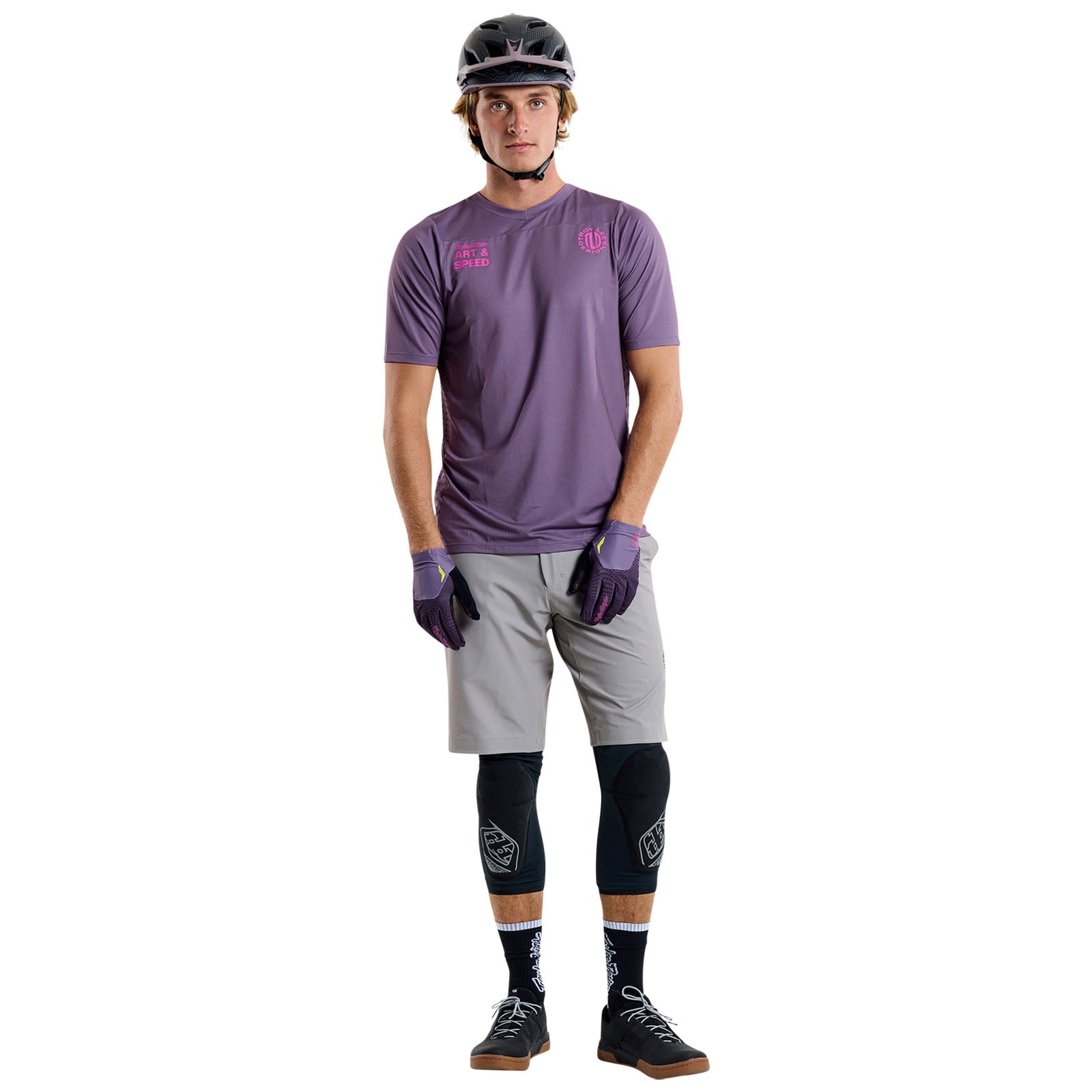 Skyline Short Sleeve Jersey Radioscape Deep Purp - Image 7
