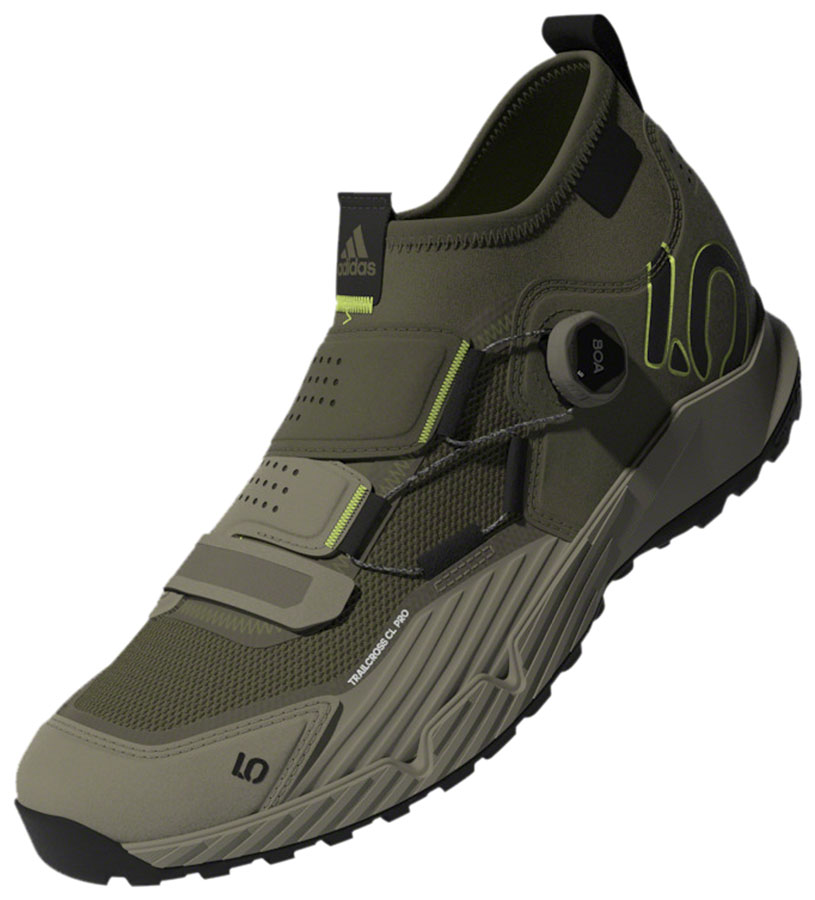 Five Ten Trailcross Pro Mountain Clipless Shoes - Men's, Green/Black/Green