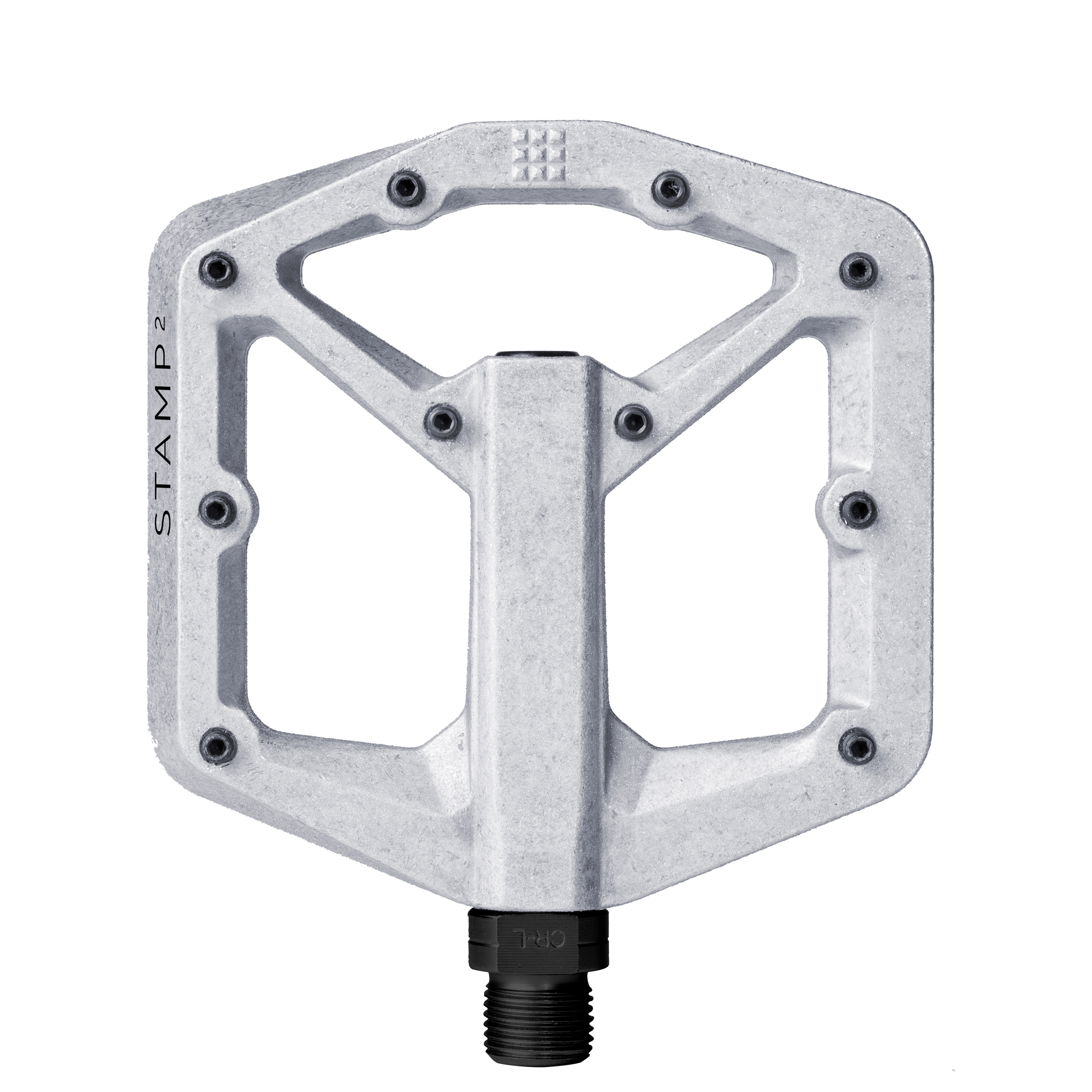 Crankbrothers Stamp 2 Pedals - Platform Aluminum 9/16" Raw Silver Large variant 3