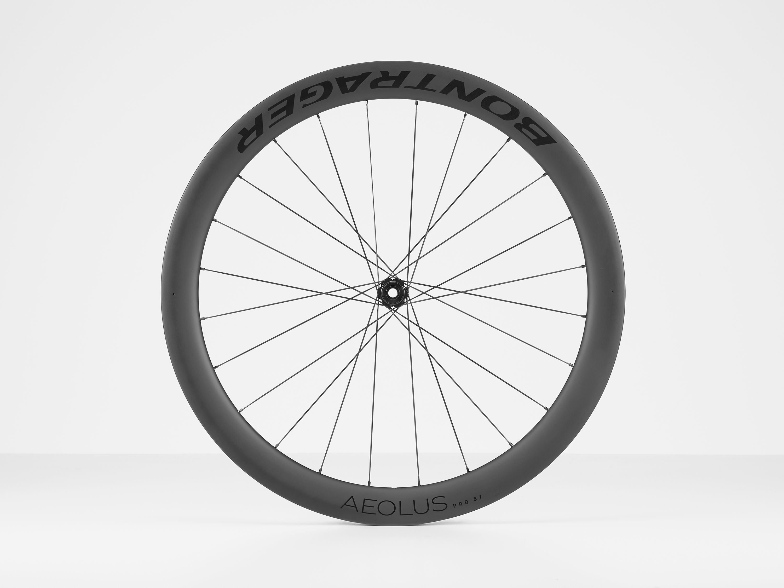 Wheel Front Bontrager Aeolus Pro 51 Disc TLR 12T Black