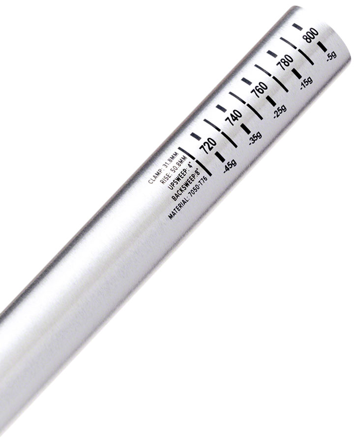 ProTaper A50 Handlebar - 810mm, 50mm Rise, 31.8mm, Aluminum - Image 6