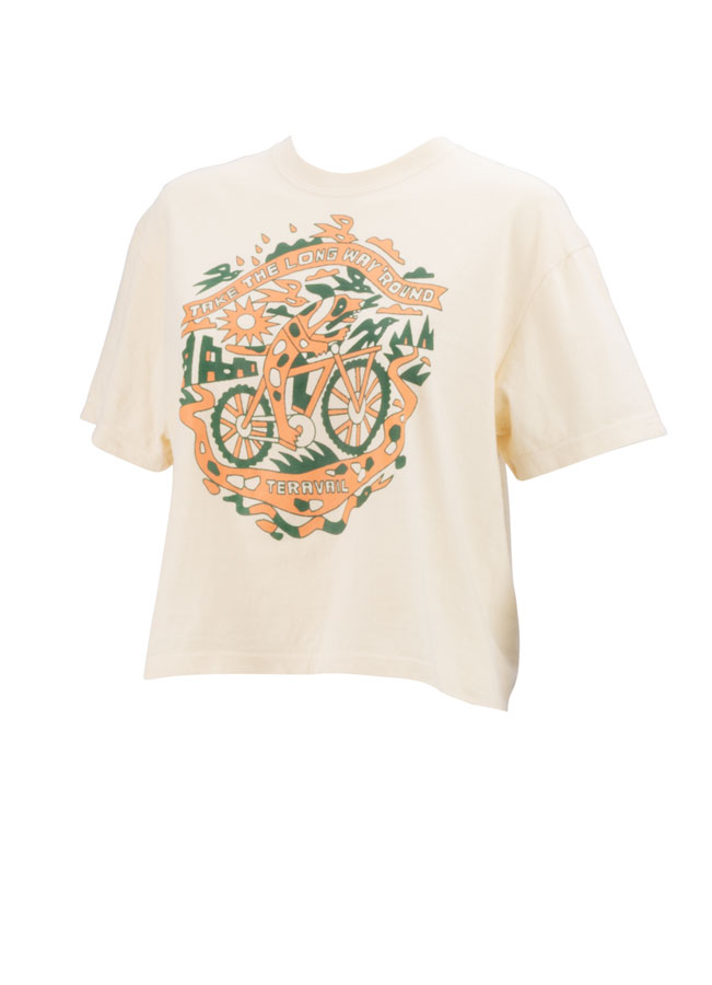 Teravail Artist Series: Joshua Noom T-Shirt - Ivory Womens Medium