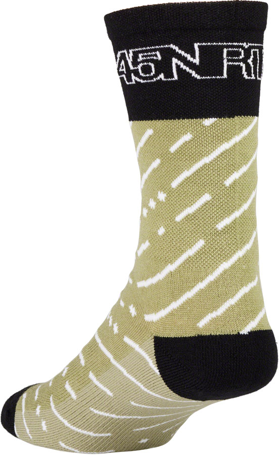 45NRTH Snow Band Midweight Wool Sock - Sage/Rosin - Image 2