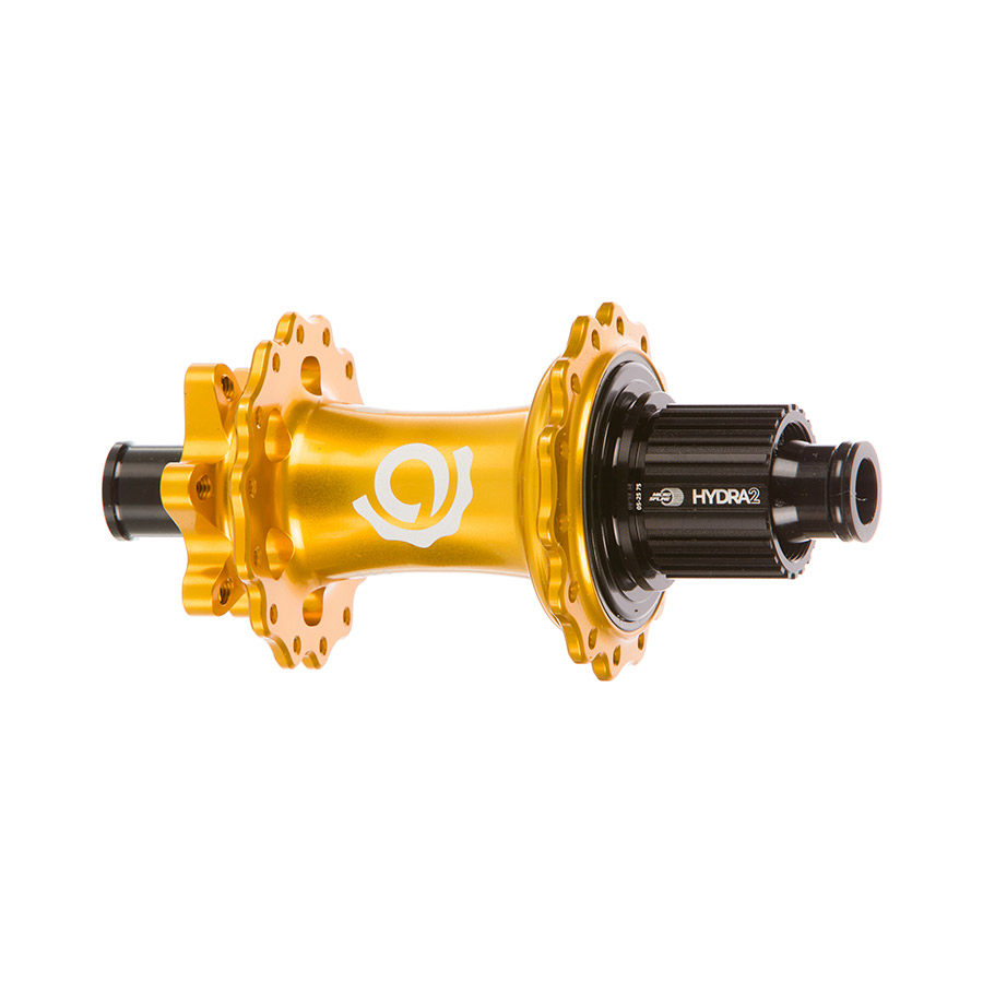 Industry Nine Hydra 2 Boost MicroSpline Disc Hub Rear 32H 12mm TA 148mm Shimano Micro Spline Gold Industry Nine Hydra 2 Boost MicroSpline Disc Hub Rear 32H 12mm TA 148mm Shimano Micro Spline Gold